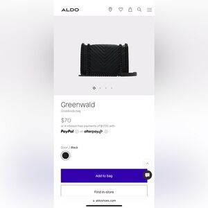 Black crossbody bag